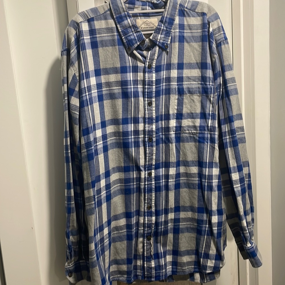 Plaid button down - xxl